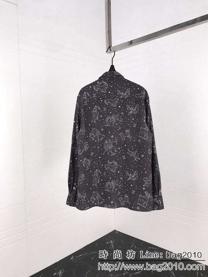 L19ss L KIM JONES 星空系列 星座襯衫 定制原版 微厚絲光混紡面料 ydi2365